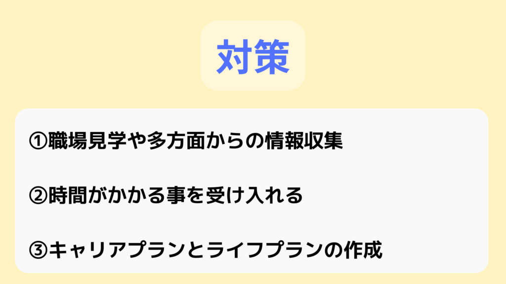 転職に失敗しない為の対策を紹介している。